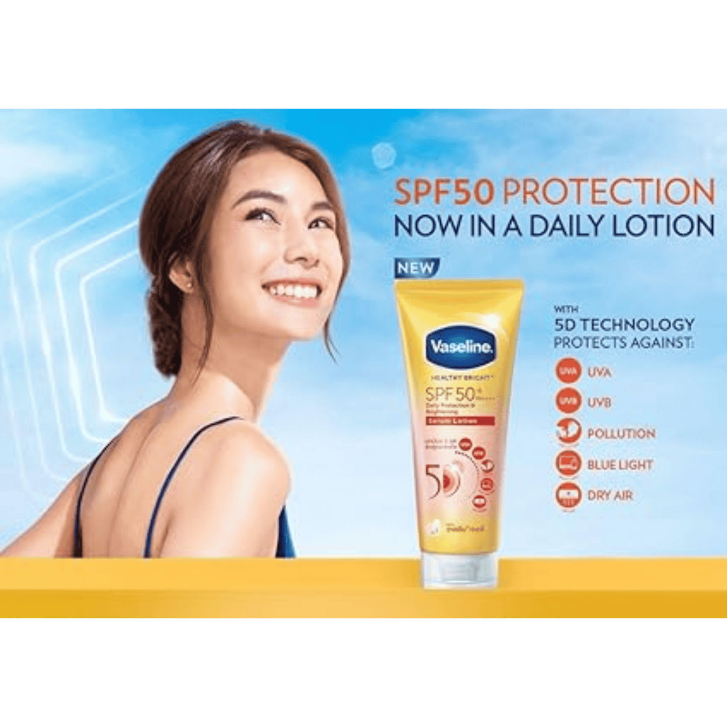 Vaseline Healthy Bright Daily Protection & Brightening Serum (300ml)