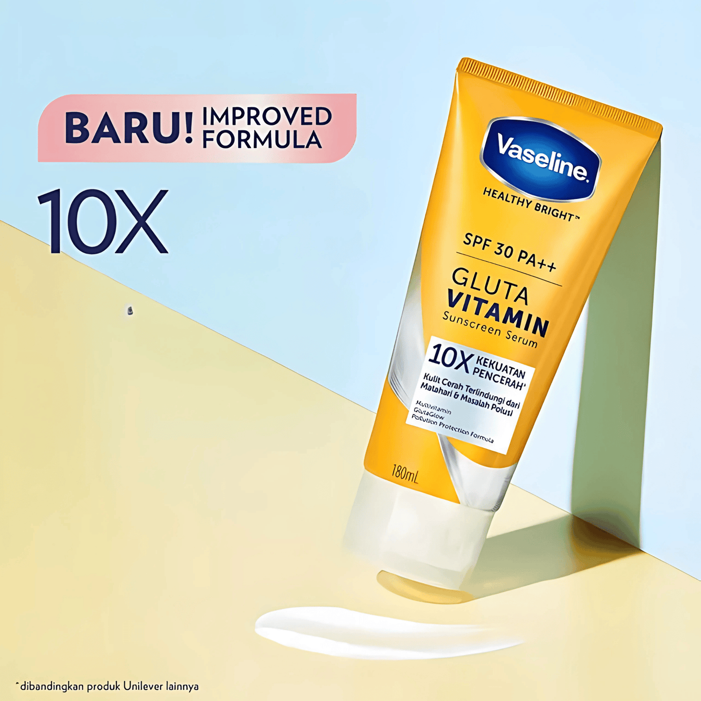 Vaseline Healthy Bright Gluta Vitamin SPF 30 PA++ Sunscreen Serum (180ml)