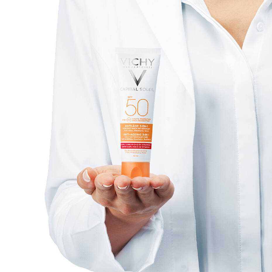Vichy Capital Soleil Anti-Ageing 3-in-1 Daily Antioxidant Care SPF 50
