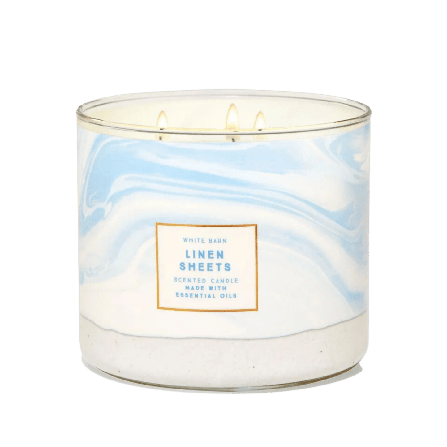 White Barn Linen Sheets 3 Wick Candle (411g)
