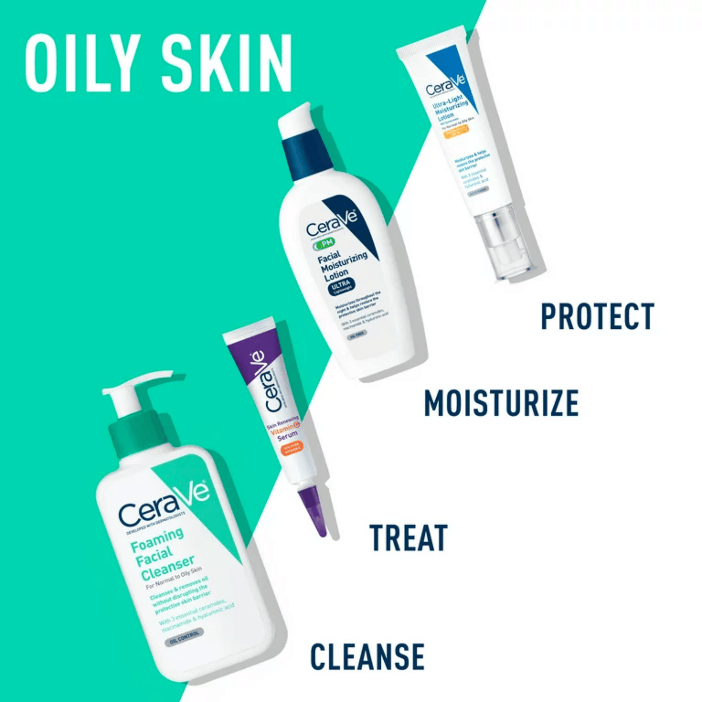 CeraVe Foaming Facial Cleanser (355ml)