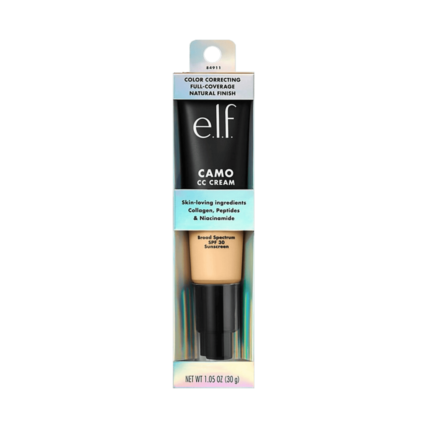 E.L.F CAMO CC Cream Broad Spectrum SPF 30 Sunscreen (30g)