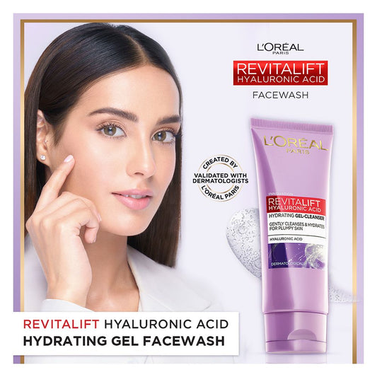 L'Oreal Paris Revitalift Hyaluronic Acid Hydrating Gel Cleanser Facewash