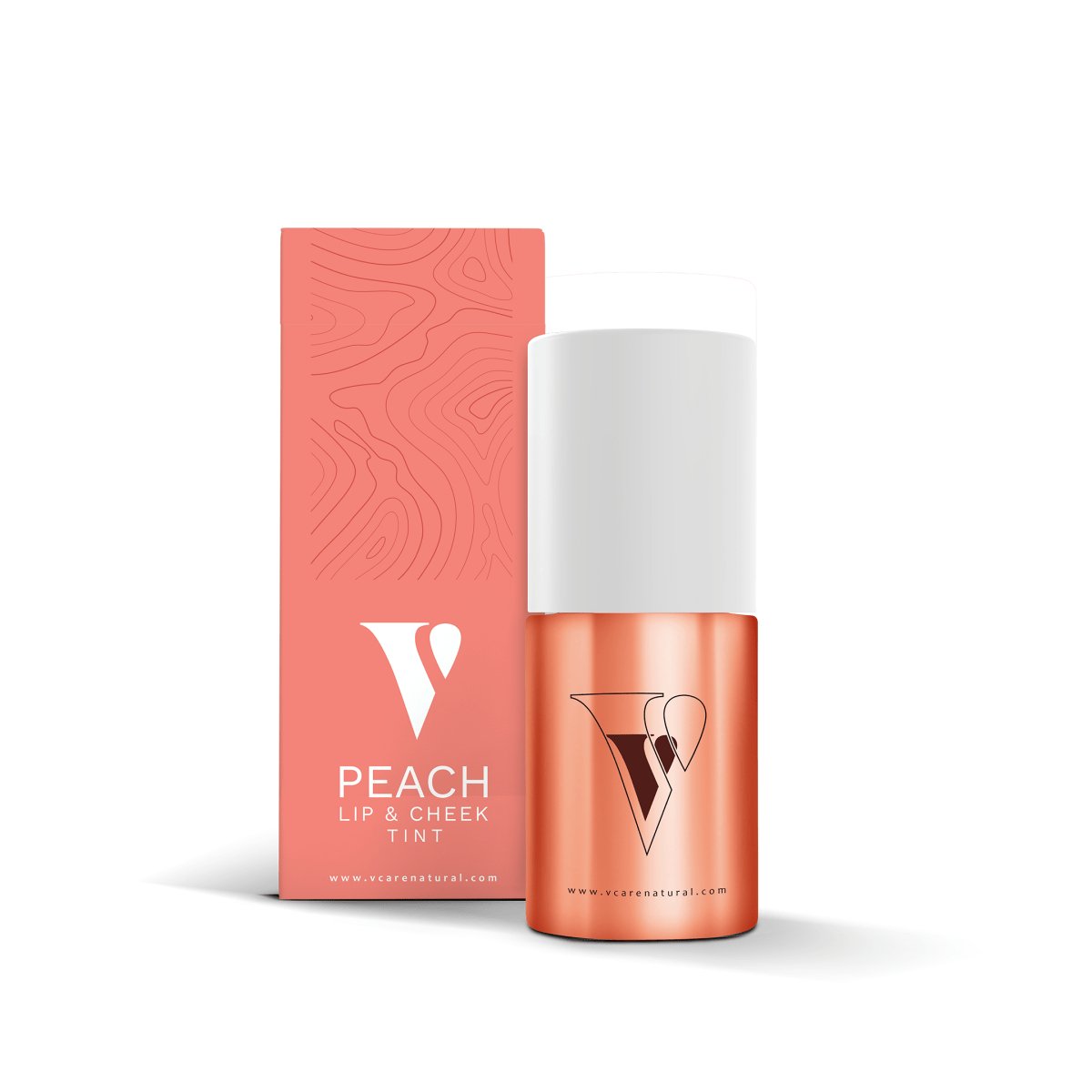 VCare Natural Lip Cheek Tint - Peach