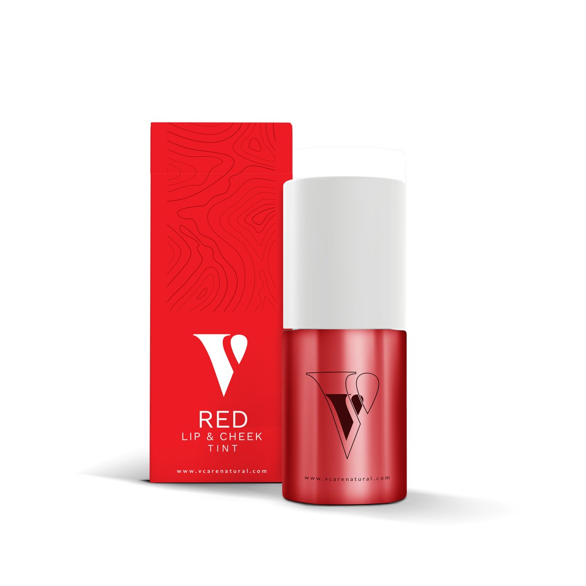 VCare Natural Lip Cheek Tint - Red